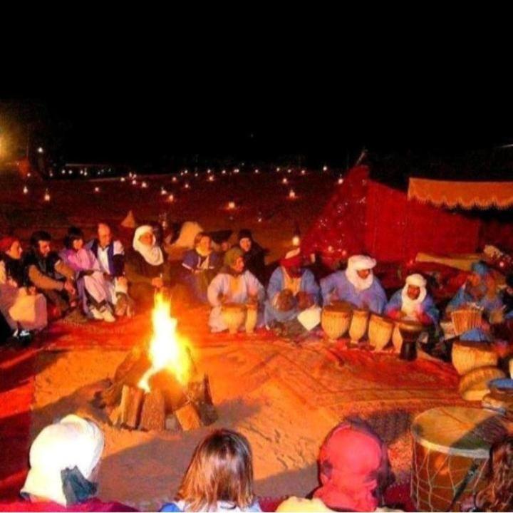 Desert Berber Fire Camp 메르주가 외부 사진