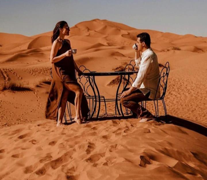 Desert Berber Fire Camp 메르주가 외부 사진